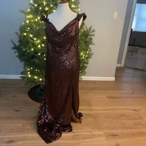 Elegant Sequin Gown